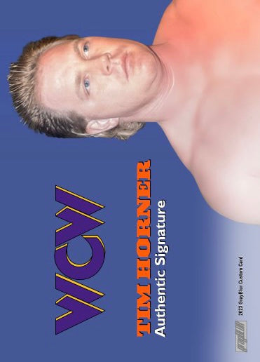 TIM Horner – WCW trading card PW Catalog