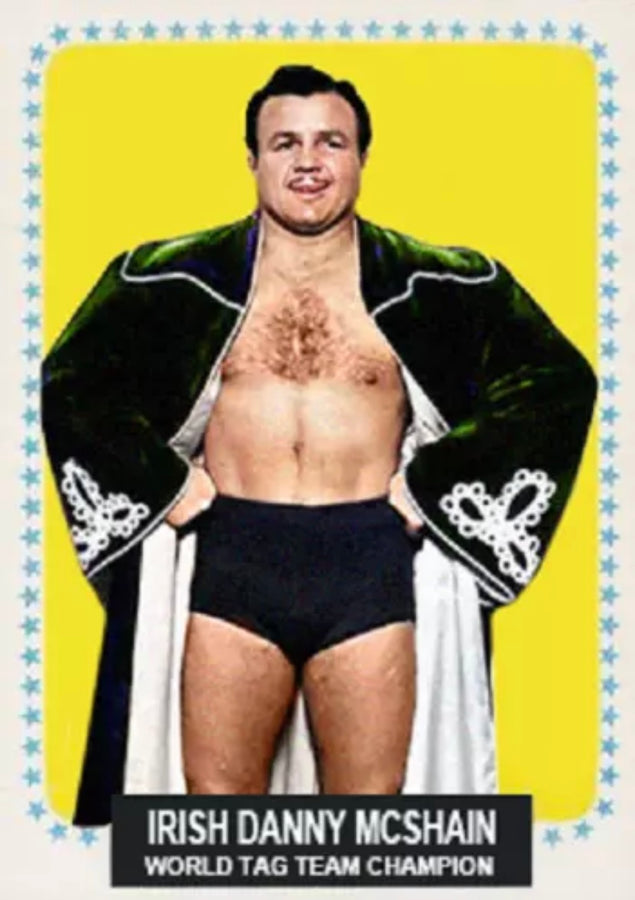 Irish Danny Mcshain trading card PW Catalog