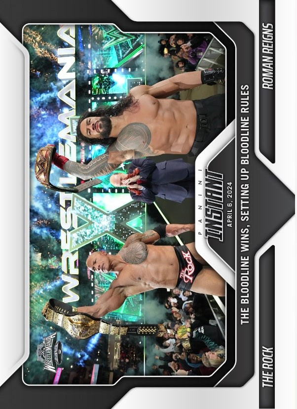 The Rock / Roman Reigns – the Bloodline Wins, Setting UP Bloodline Rules trading card PW Catalog