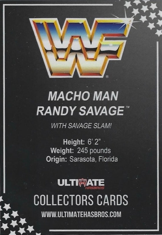 Macho Man Randy Savage trading card PW Catalog