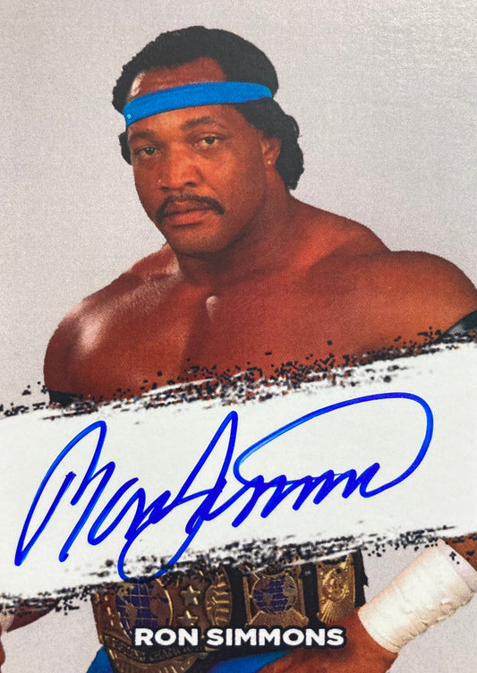 RON Simmons trading card PW Catalog