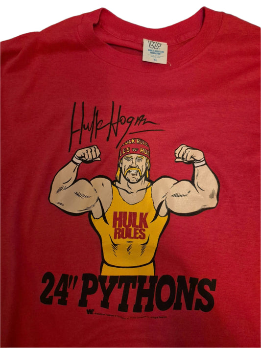 Hulk Hogan 24 Pythons T-shirt Pwcatalog