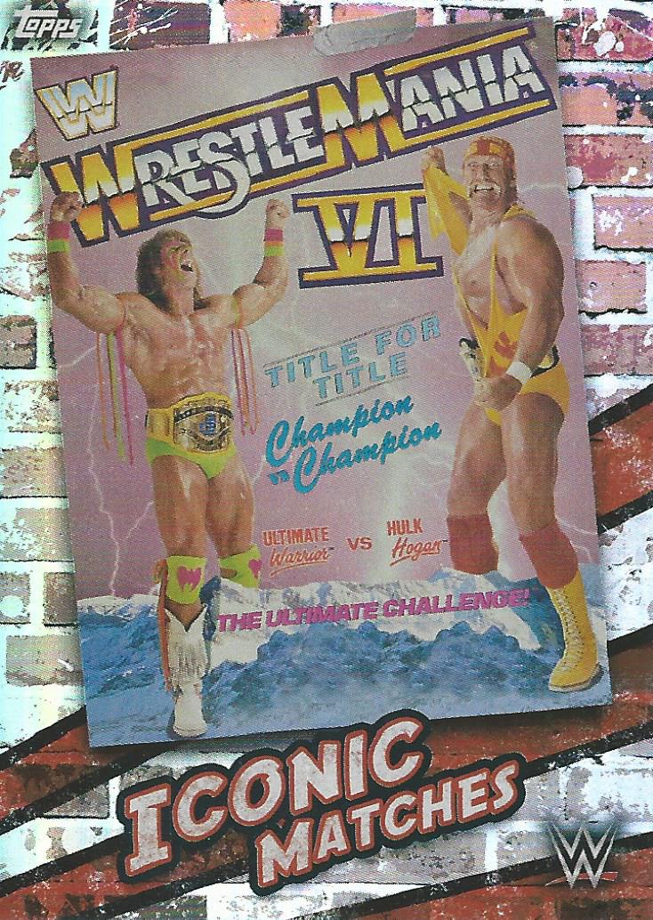 Topps WWE Superstars 2021 Hulk Hogan vs Ultimate Warrior MA2 trading card PW Catalog