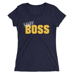 Sasha Banks "Legit Boss" Women's Tri-Blend T-Shirt