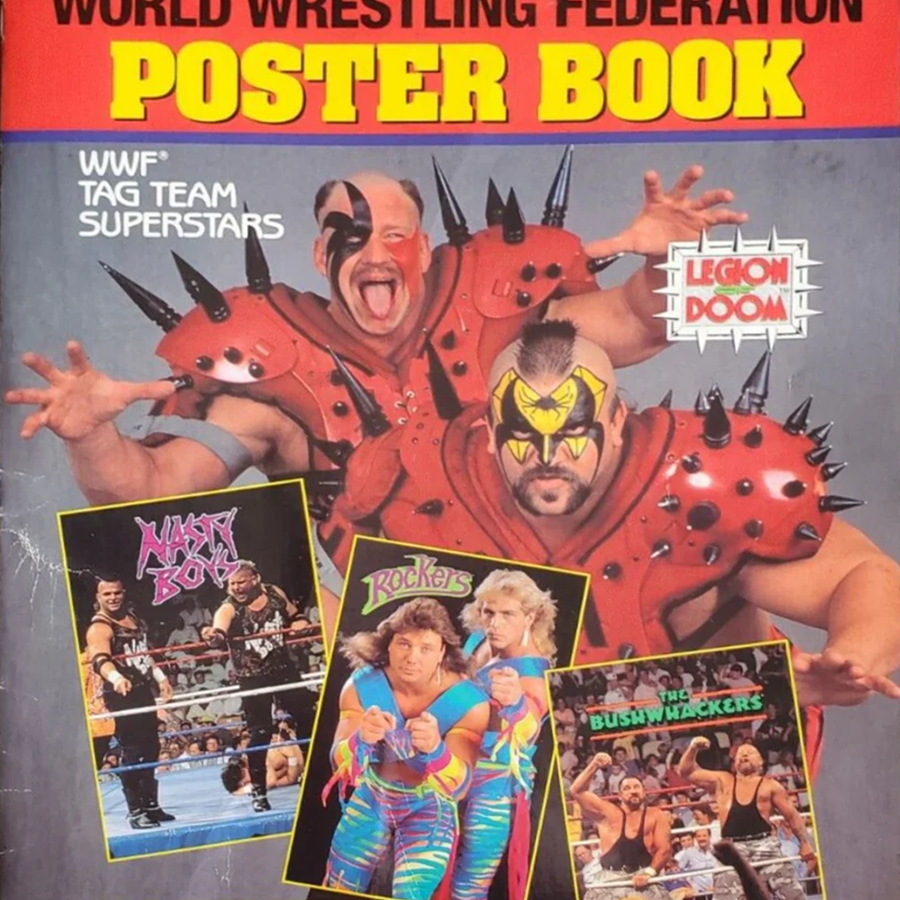 1991 wwf poster book Legion of Doom by Checkerboard Magazine Pwcatalog