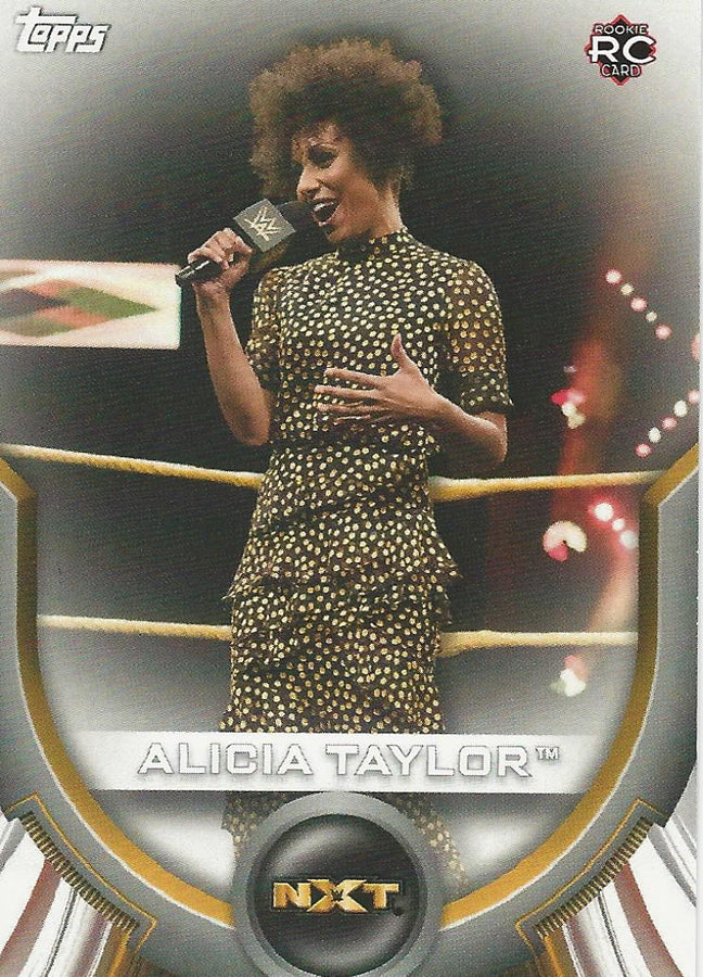 WWE Topps Women Division 2020 Alicia Taylor RC-2 trading card PW Catalog