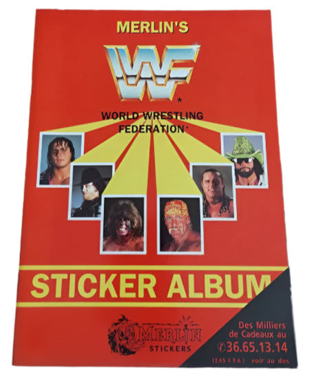 WWF Stickers Album 1991 From France Stickers Album PW Catalog
