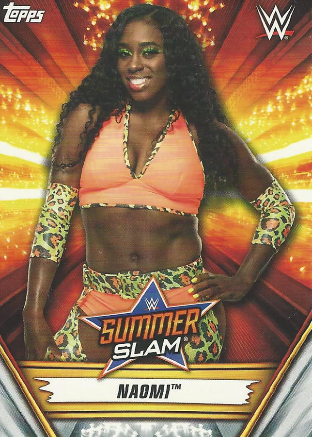 WWE Topps Summerslam 2019 Naomi #48