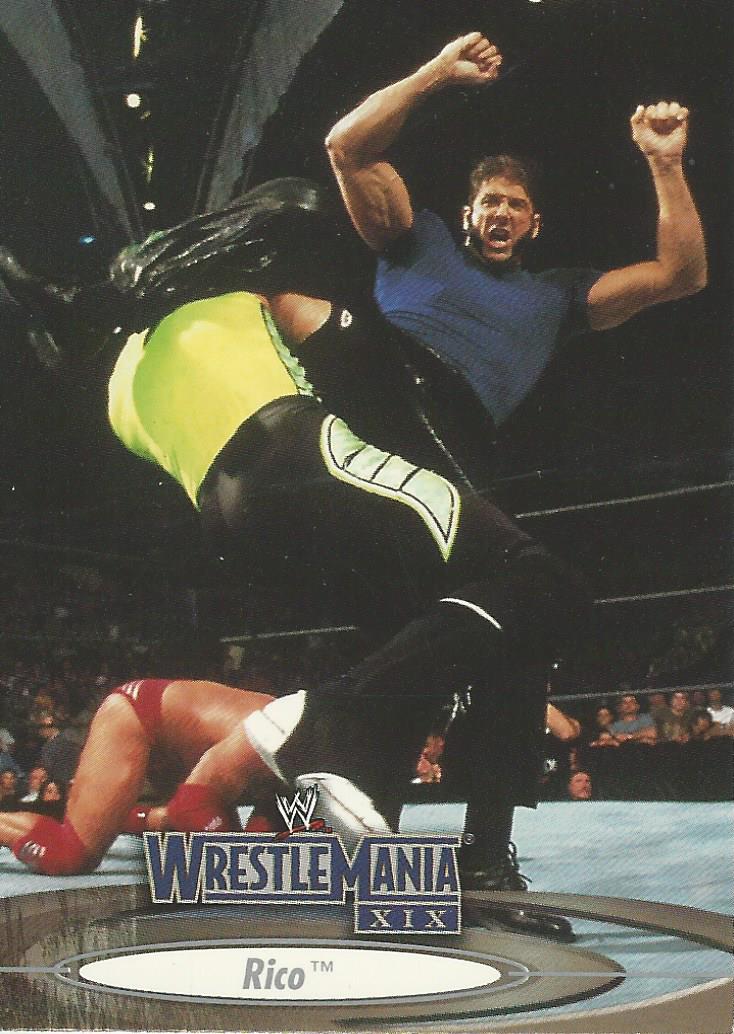 WWE Fleer Wrestlemania XIX 2003 Rico #48
