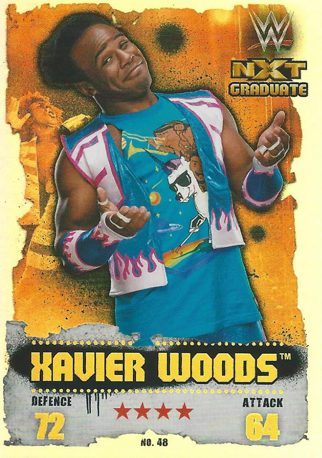 WWE Topps Slam Attax Takeover 2016 Xavier Woods #48