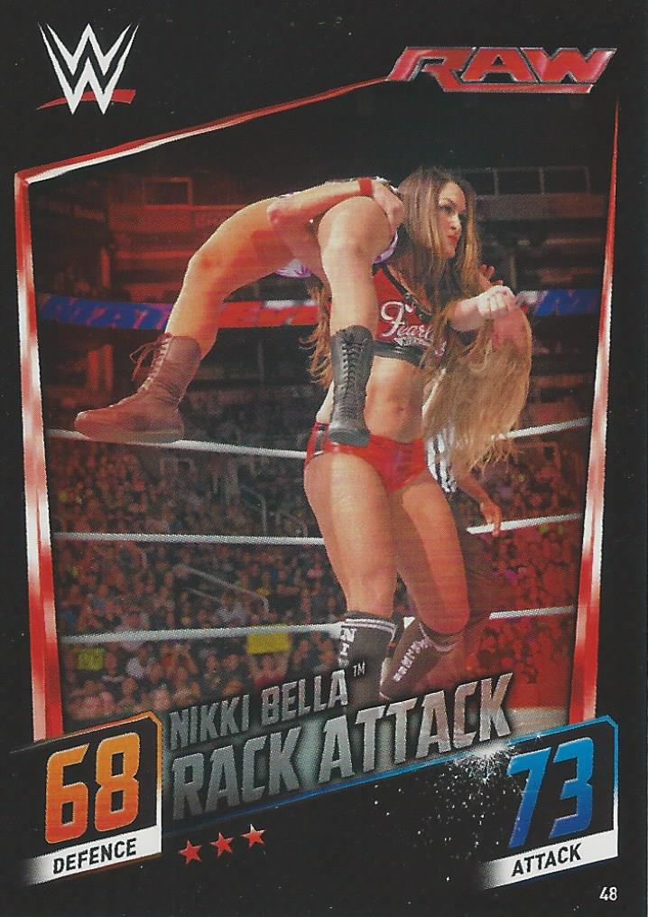 WWE Topps Slam Attax 2015 Then Now Forever Nikki Bella #48