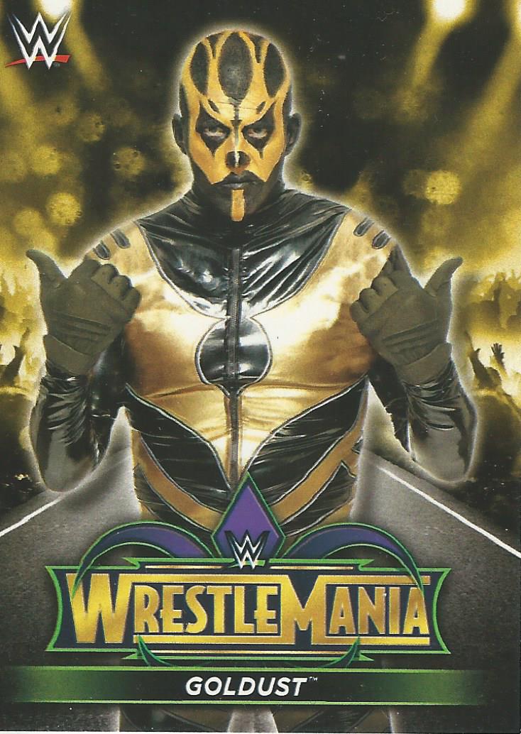 WWE Topps Road to Wrestlemania 2018 Goldust R48 trading card PW Catalog