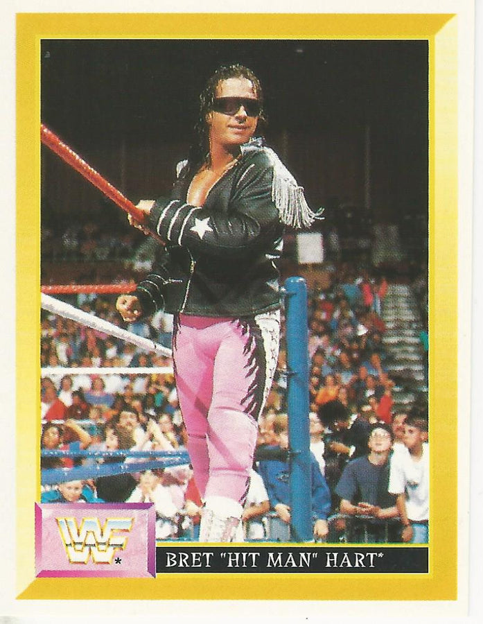 WWF Merlin Sticker 1994 Bret Hitman Hart #48