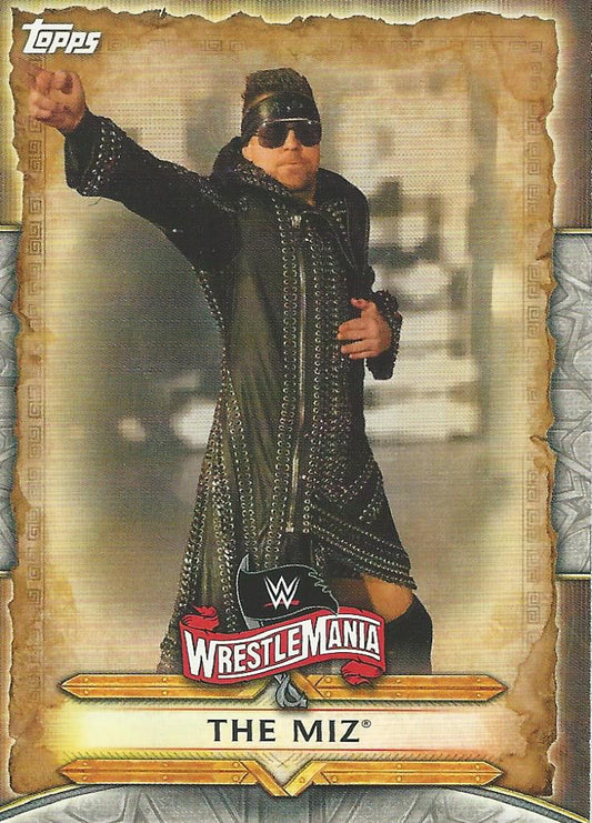 WWE Topps Road to Wrestlemania 2020 The Miz WM-48 trading card PW Catalog