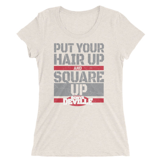Sonya Deville "Square Up" Women's Tri-Blend T-shirt T-Shirt PW Catalog