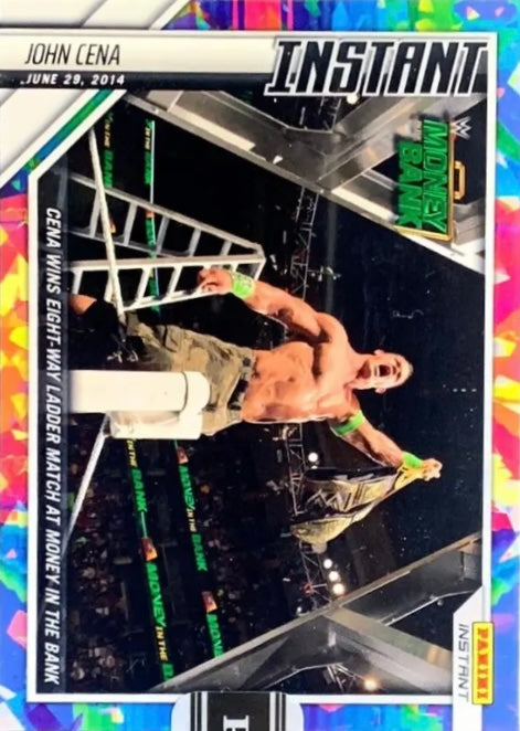 John Cena – Cena Wins Eight-Way Ladder Match at Money in the Bank trading card PW Catalog