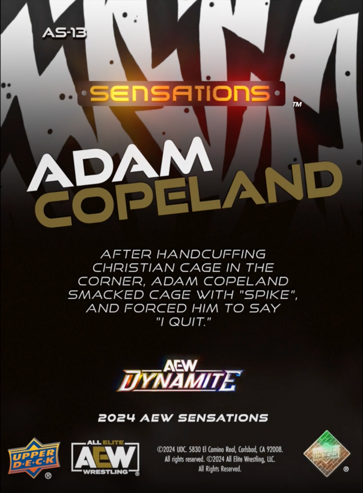 3/20/24 – Adam Copeland – Adam Copeland Reclaims TNT Championship