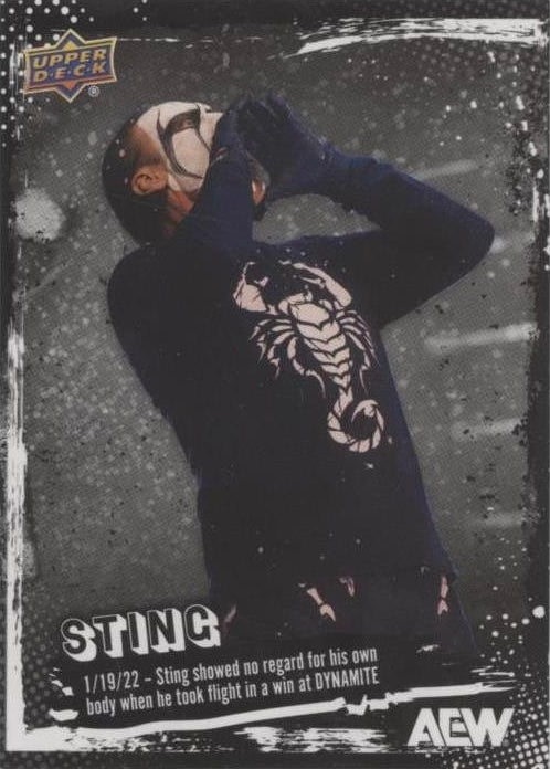 1/9/22 – Sting Showed NO Regard for HIS OWN Body When HE Took Flight in a Win at Dynamite