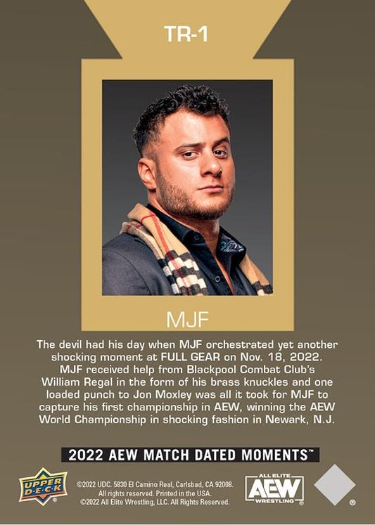 Top Ranked – MJF trading card PW Catalog