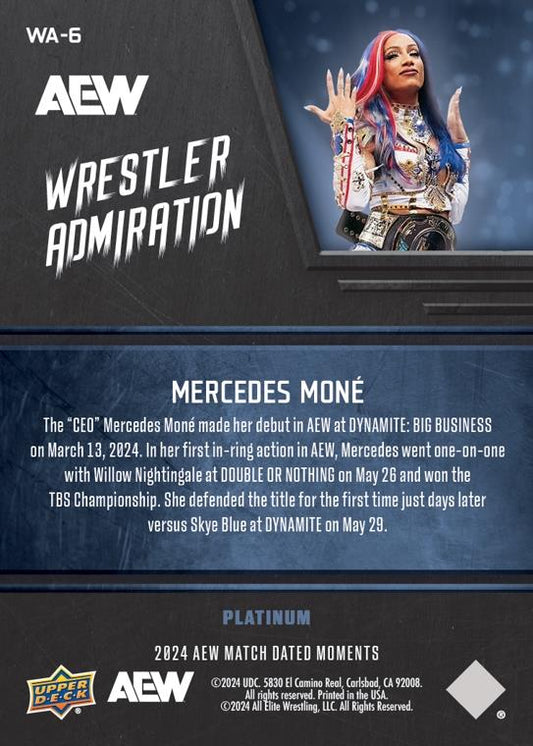 Wrestler Admiration – Mercedes MONÉ