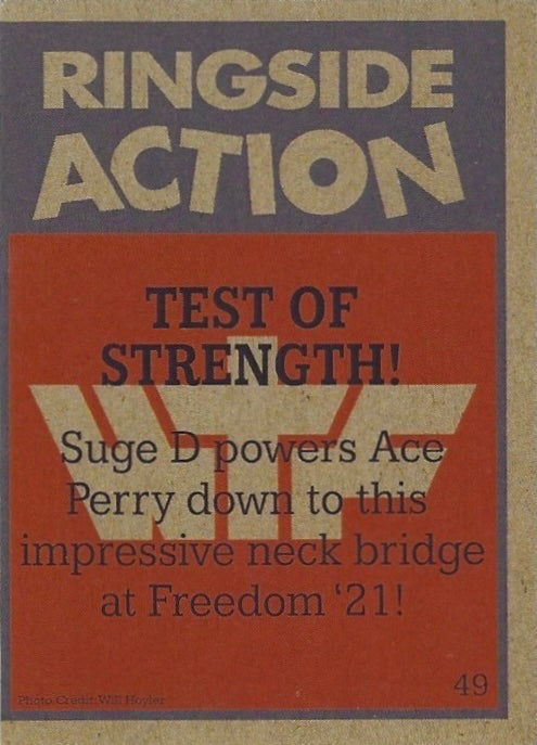 Ringside Action – Test of Strength! trading card PW Catalog