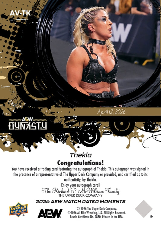Thekla – Thekla Survives Jamie Hayter to Defend the AEW Women’s World Championship