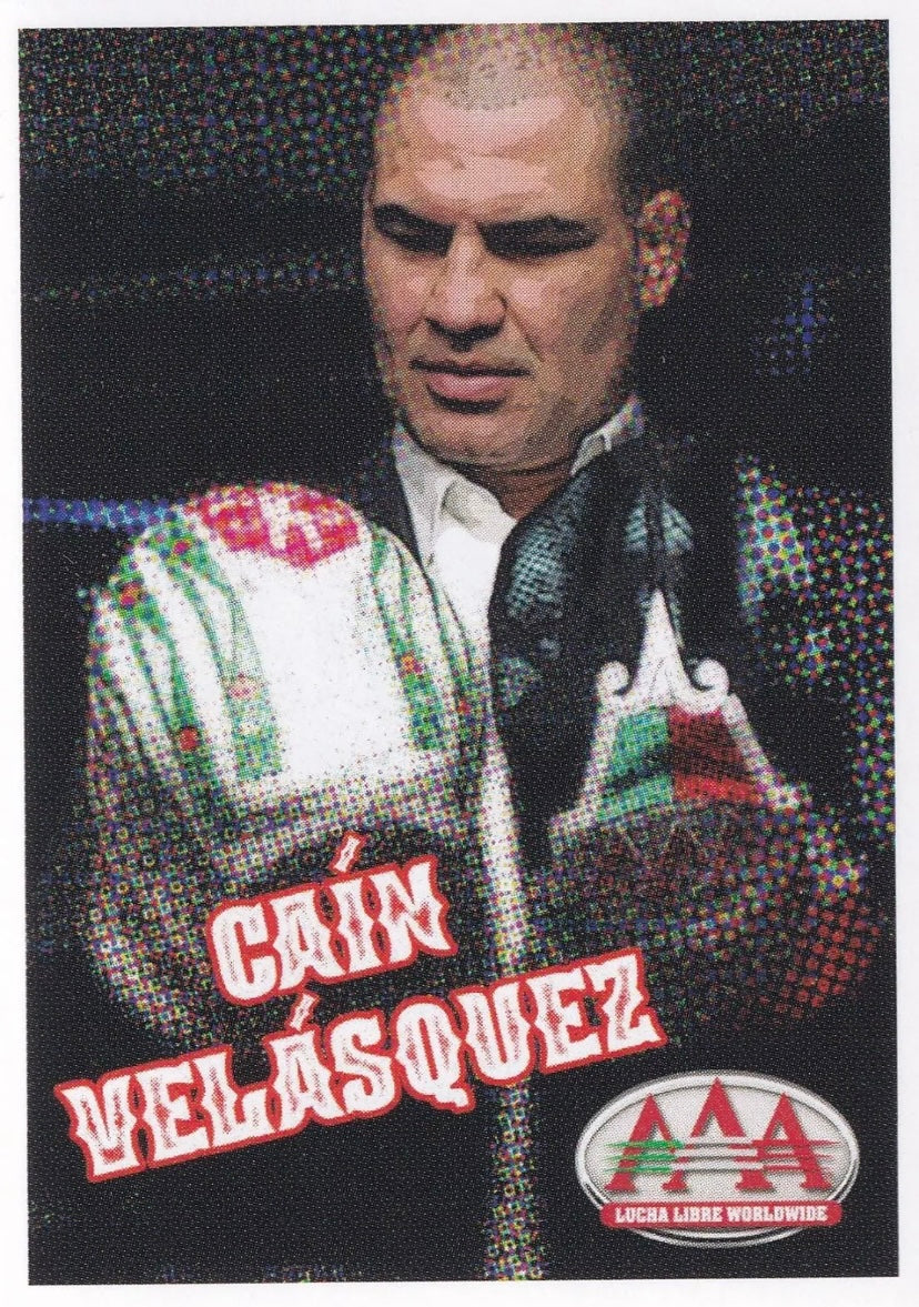 CAÍN Velásquez trading card PW Catalog