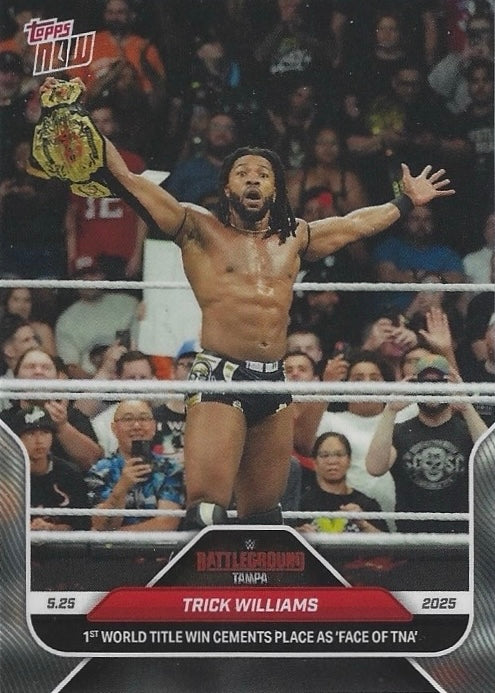 Trick Williams 1st World Title Win Cements Place AS ‘Face of TNA’ trading card PW Catalog