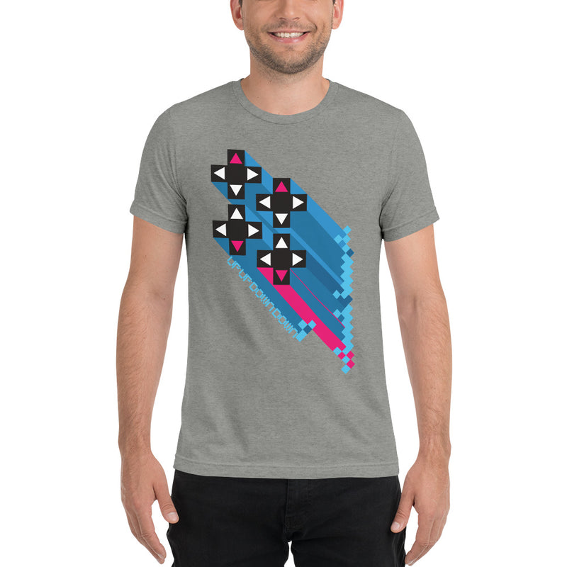 Xavier Woods "Up Up Down Down" Tri-Blend T-Shirt T-Shirt PW Catalog