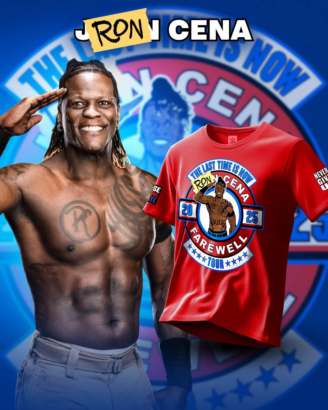 WWE Ron Cena T-Shirt 2025 Pwcatalog