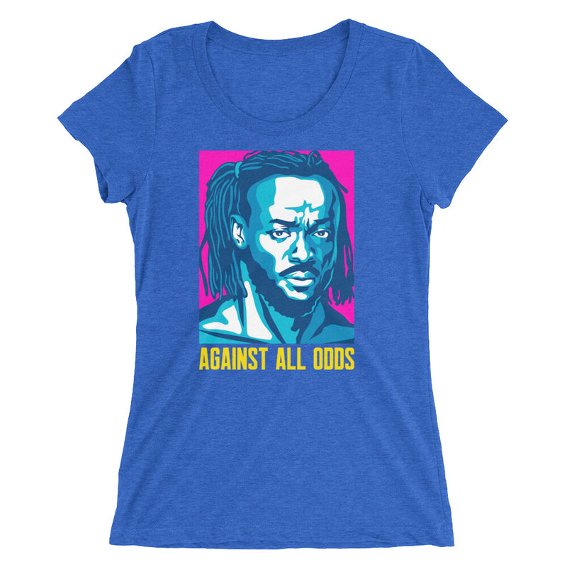 Kofi Kingston "Against All Odds" Women's Tri-Blend T-Shirt T-Shirt PW Catalog