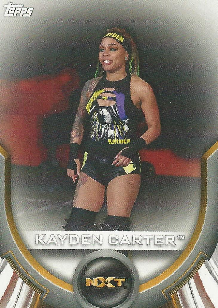 WWE Topps Women Division 2020 Kayden Carter RC-24 trading card PW Catalog