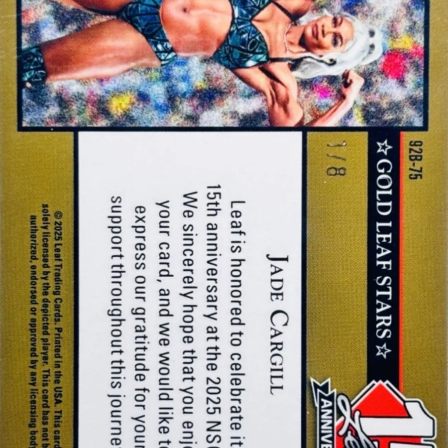 Jade Cargill trading card PW Catalog