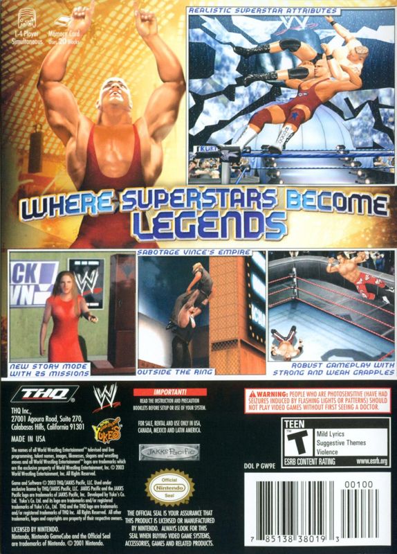WWE WrestleMania XIX [GameCube] PWcatalog