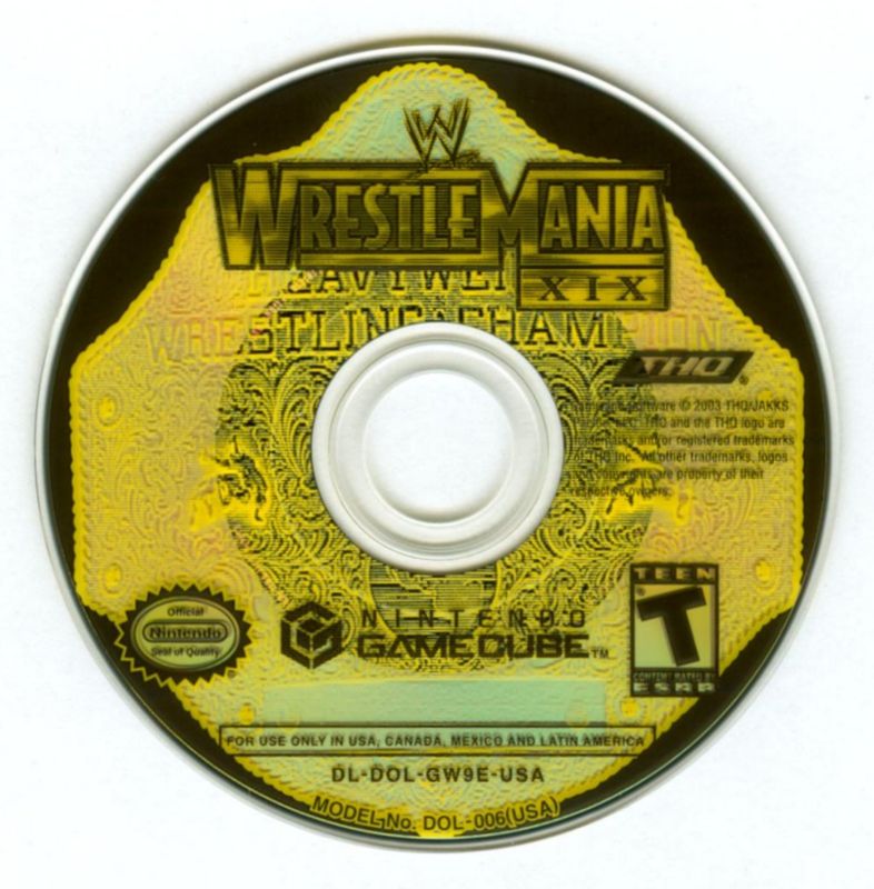 WWE WrestleMania XIX [GameCube] PWcatalog