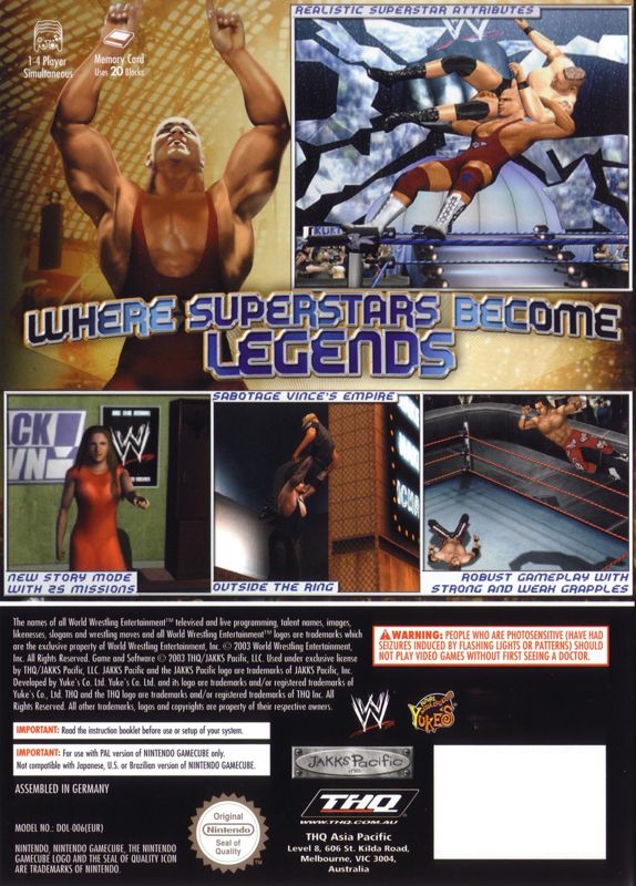 WWE WrestleMania XIX [GameCube] PWcatalog