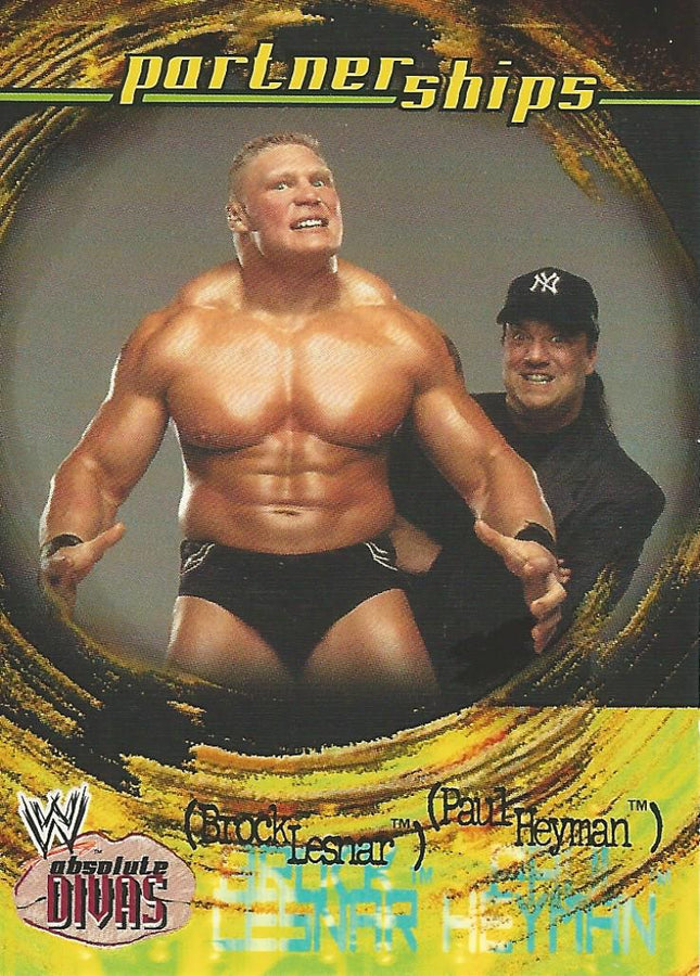 WWE Fleer Absolute Divas 2002 Brock Lesnar #49