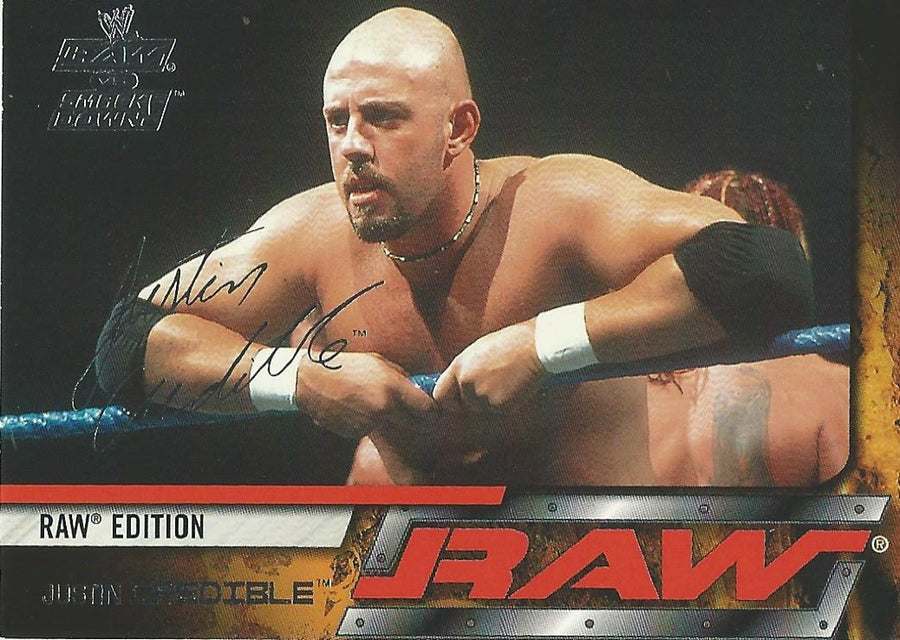 WWE Fleer Raw vs. SmackDown 2002 Justin Credible #49