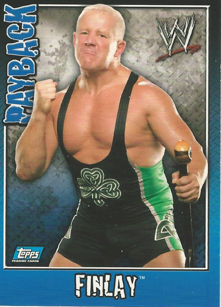 WWE Topps Payback 2006 Finlay #49