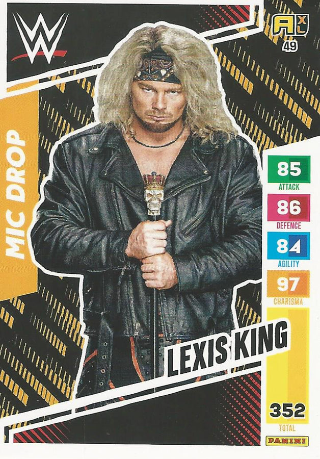 WWE Panini XL Adrenalyn 2024 Lexis King #49 Rookie