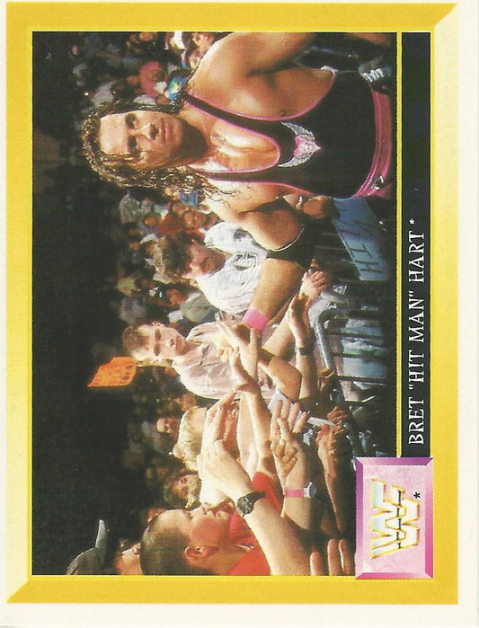 WWF Merlin Sticker 1994 Bret Hitman Hart #49