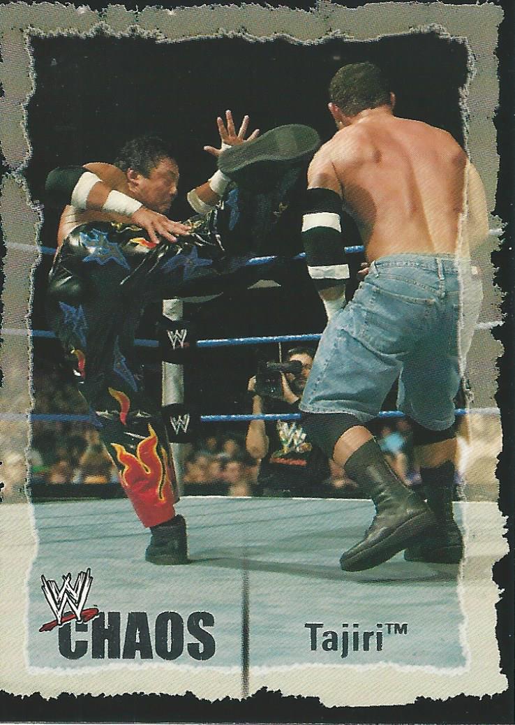 WWE Fleer Chaos 2004 Tajiri #49