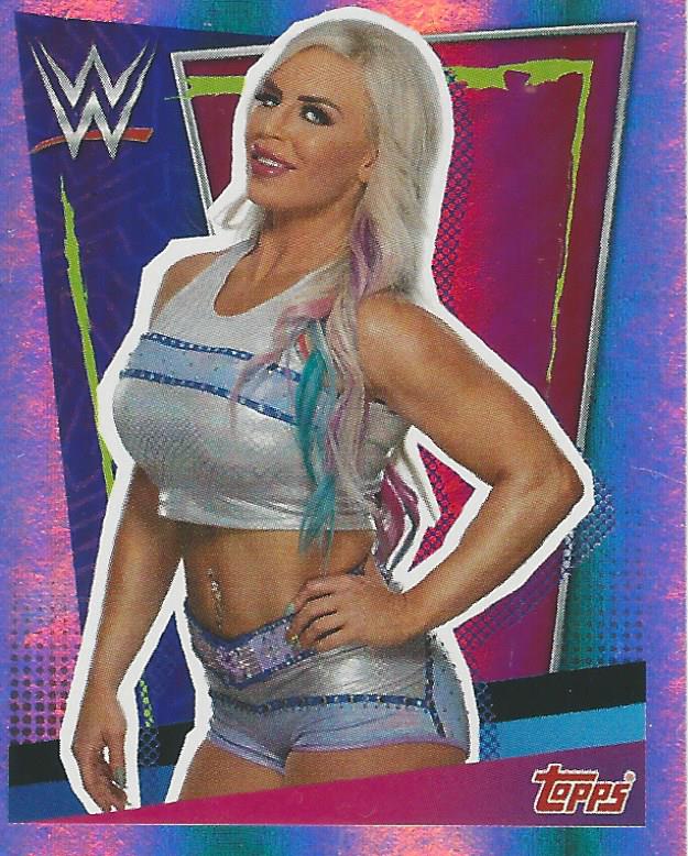 WWE Topps Road to Wrestlemania Stickers 2021 Dana Brooke #49