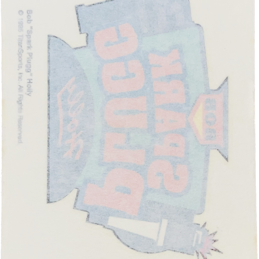 WWF Tattoos 1995 Bob Holly Spark Plugg Logo from Germany Pwcatalog