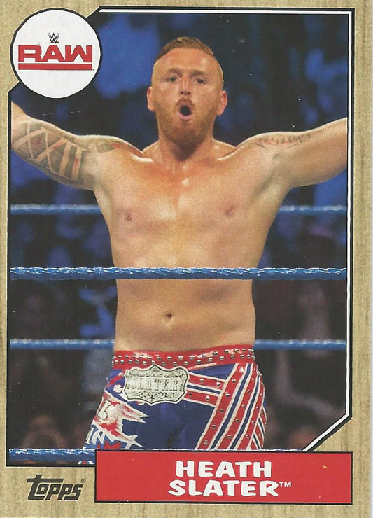WWE Topps Heritage 2017 Heath Slater #49