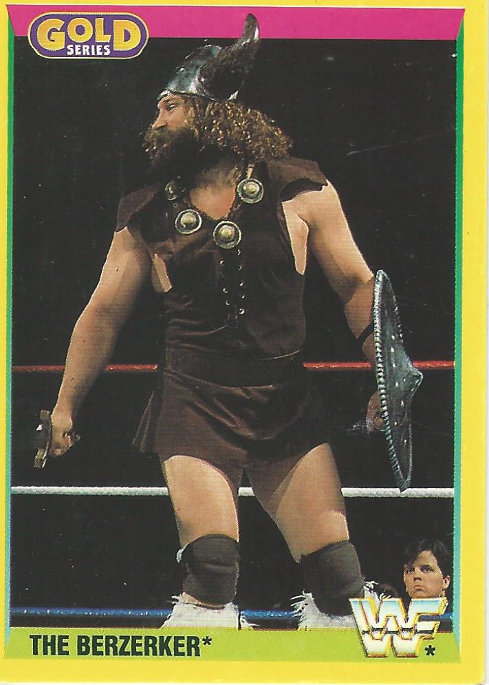 WWF Merlin Gold Series 2 1992 The Berzerker #49