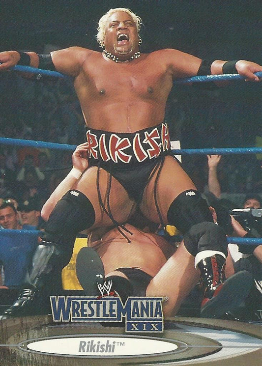 WWE Fleer Wrestlemania XIX 2003 Rikishi #49