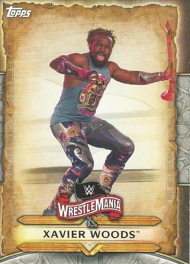 WWE Topps Road to Wrestlemania 2020 Xavier Woods WM-49 trading card PW Catalog