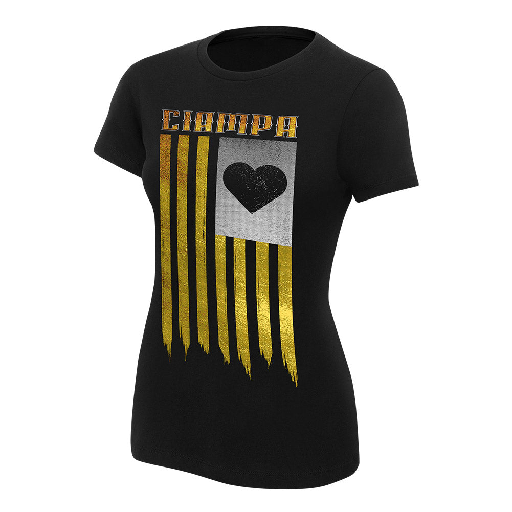 Tommaso Ciampa "Blackhearts" Women's Authentic T-Shirt T-Shirt PW Catalog