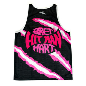 Bret Hart Retro Chalk Line Tank Top